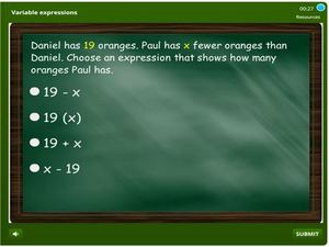 Variable expressions